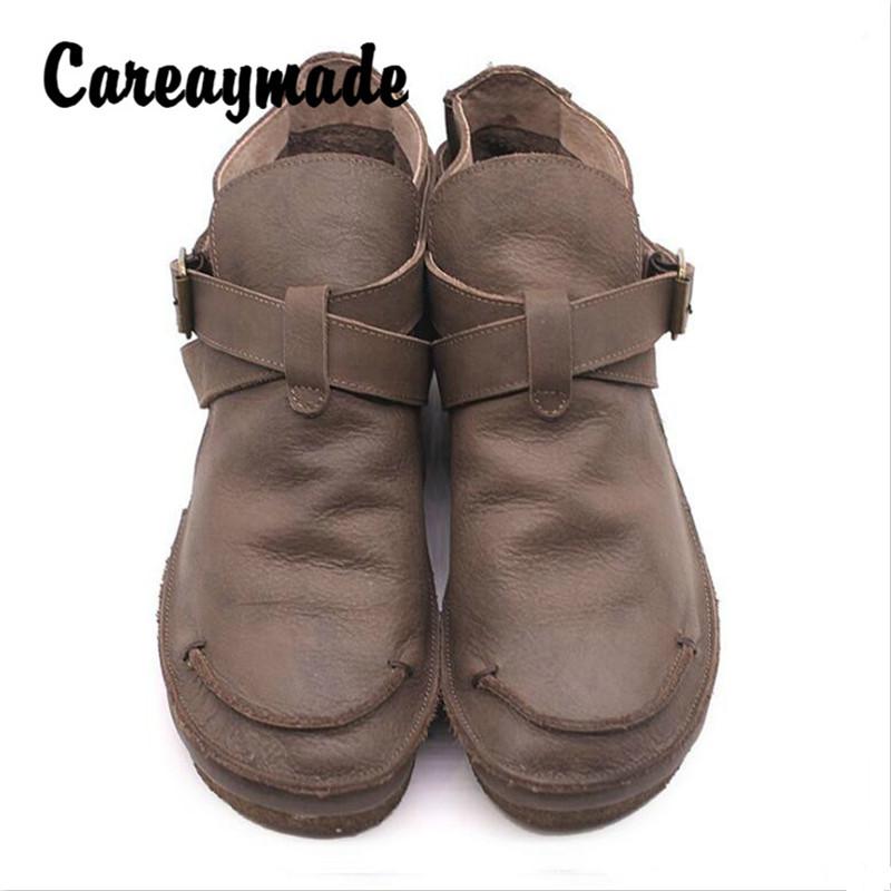 Careaymade-2020 autumn original handmade women's shoes round head comfortable leisure shoes, retro genuine leather ankle boots, Camel villus
Careaymade-2020 autumn original handmade women's shoes round head comfortable leisure shoes, retro genuine leather ankle boots, Camel villus