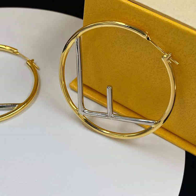 DTLZ top designer jewelry F letter plated two colors Earrings 2022 5cm brass 925 silver needle earrings female
DTLZ top designer jewelry F letter plated two colors Earrings 2022 5cm brass 925 silver needle earrings female
