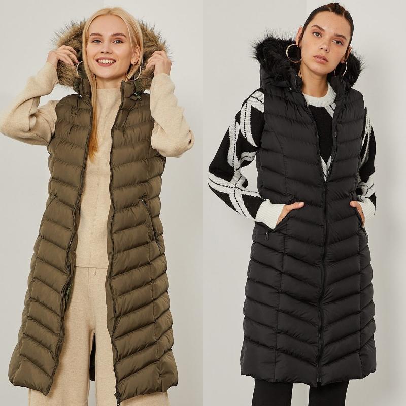 2021 New Winter Cotton Vest Women Hooded Puffer Plus Large Size Ladies Casual Waistcoat Female Sleeveless Long Vest Hood Warm, Black
2021 New Winter Cotton Vest Women Hooded Puffer Plus Large Size Ladies Casual Waistcoat Female Sleeveless Long Vest Hood Warm, Black