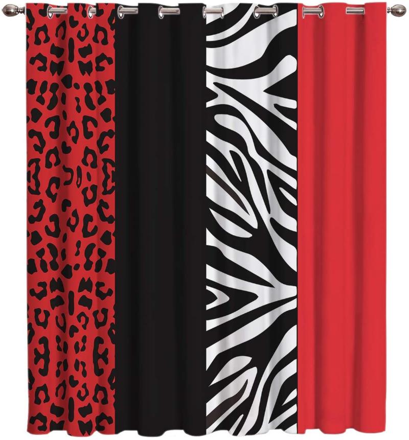 Pattern Zebra Print Leopard Print Window Curtains Living Room Fabric Drapes Curtain Home Decor Curtains for Bedroom, As pic
Pattern Zebra Print Leopard Print Window Curtains Living Room Fabric Drapes Curtain Home Decor Curtains for Bedroom, As pic