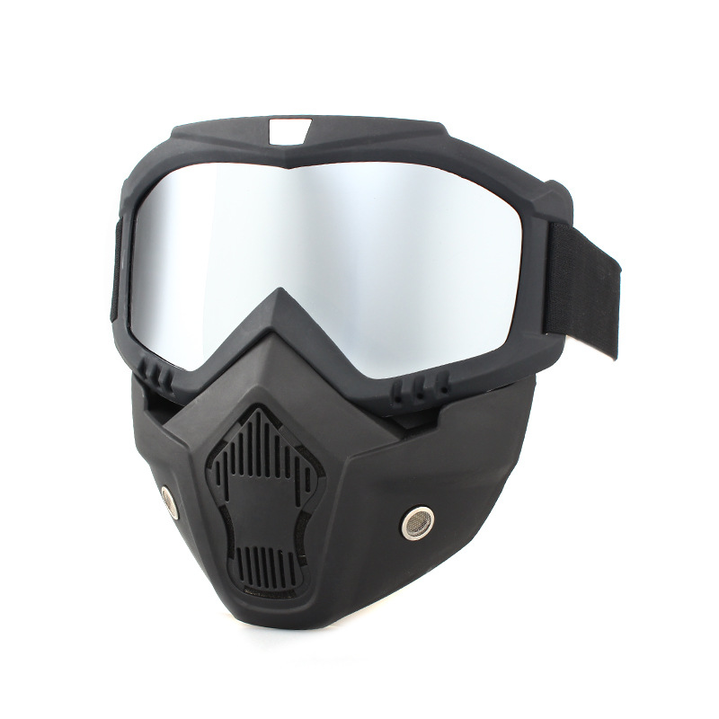 2023 Detachable Outdoor Motorcycle Goggles Mask Off-Road Cycling Ski Sport ATV Dirt Bike Racing Glasses Motocross Goggles Windproof Riding Equipment