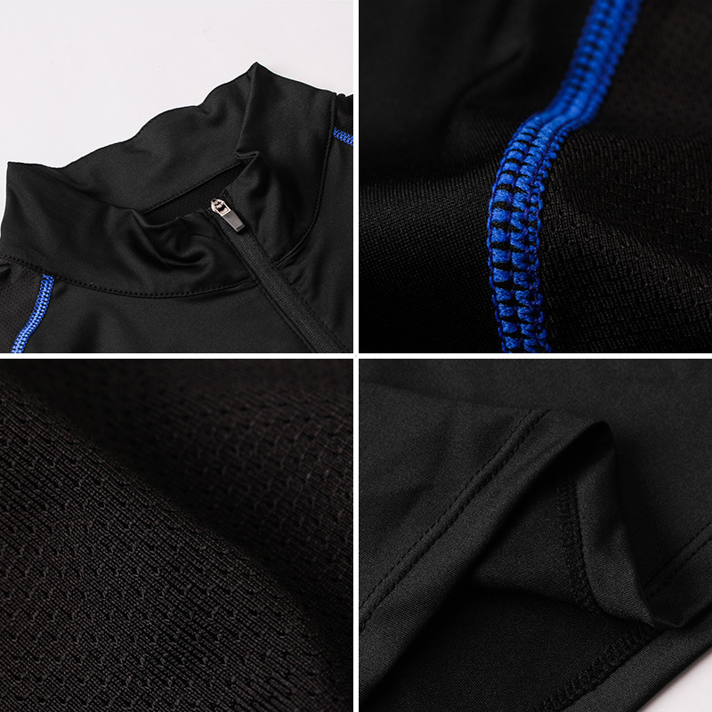 Fanceey High Collar Winter Thermo Underwear Thermal Men Long Johns Thermal Clothing Rashgard Kit Sport Compression Underwear 201125