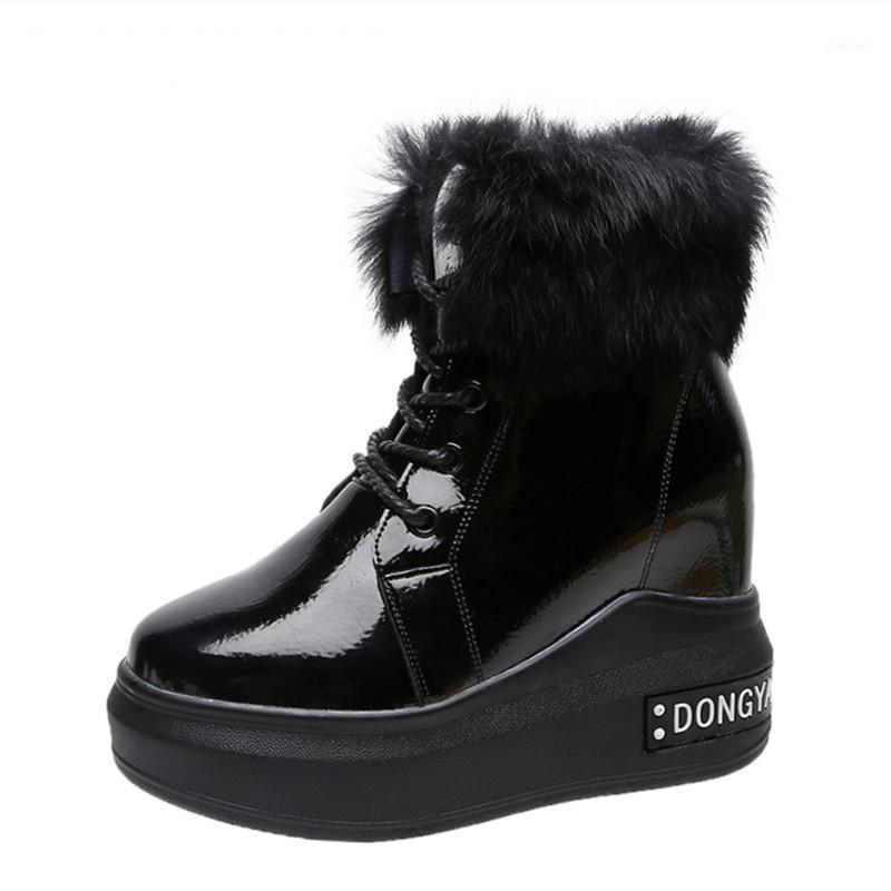 New 2020 Women Fashion Warm Winter Snow Boots Stylish Ankle Boots Wedge Platform 10.5CM High Heels Woman Autumn Sneakers1, Black
New 2020 Women Fashion Warm Winter Snow Boots Stylish Ankle Boots Wedge Platform 10.5CM High Heels Woman Autumn Sneakers1, Black