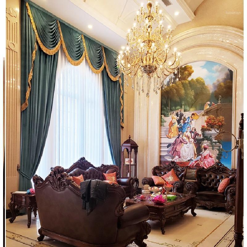 European Style Window Curtain Head Water Wave Velvet Valance for Villa Terrace Curtain Luxury Atmospheric Window Valance Custom1, Blue gray valance
European Style Window Curtain Head Water Wave Velvet Valance for Villa Terrace Curtain Luxury Atmospheric Window Valance Custom1, Blue gray valance