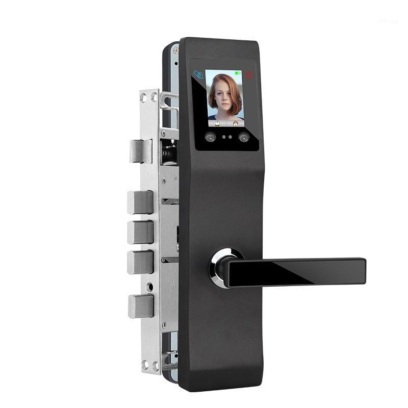 Keyless aluminum alloy Smart Palmprint Face Facial Recognition Door Lock electric lock for home office security access control1
Keyless aluminum alloy Smart Palmprint Face Facial Recognition Door Lock electric lock for home office security access control1