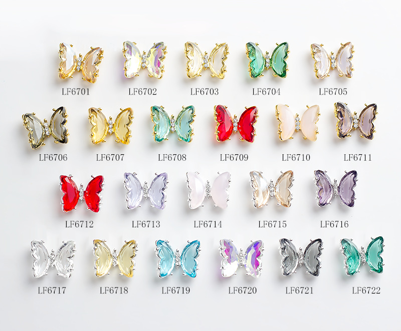 Tamax NAR004 22 styles 3D Colorful Butterfly Charm Ornaments Nail Art Rhinestones Decoration Pixie DIY Nails Crystal Accessories
Tamax NAR004 22 styles 3D Colorful Butterfly Charm Ornaments Nail Art Rhinestones Decoration Pixie DIY Nails Crystal Accessories