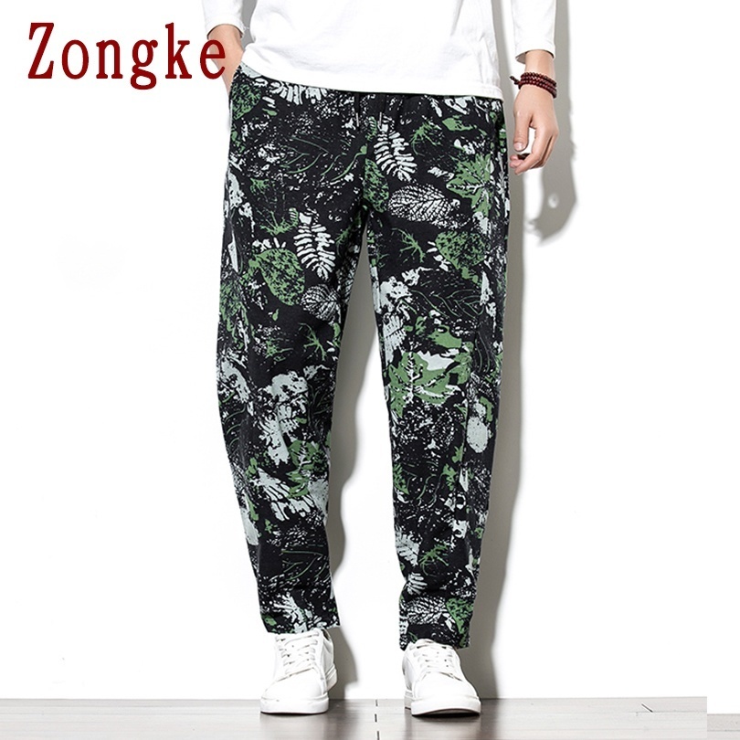 Zongke Japan Style Harem Pants Men Joggers Sweatpants Japanese Streetwear Men Pants Trousers Work Mens Pants M5XL 201110