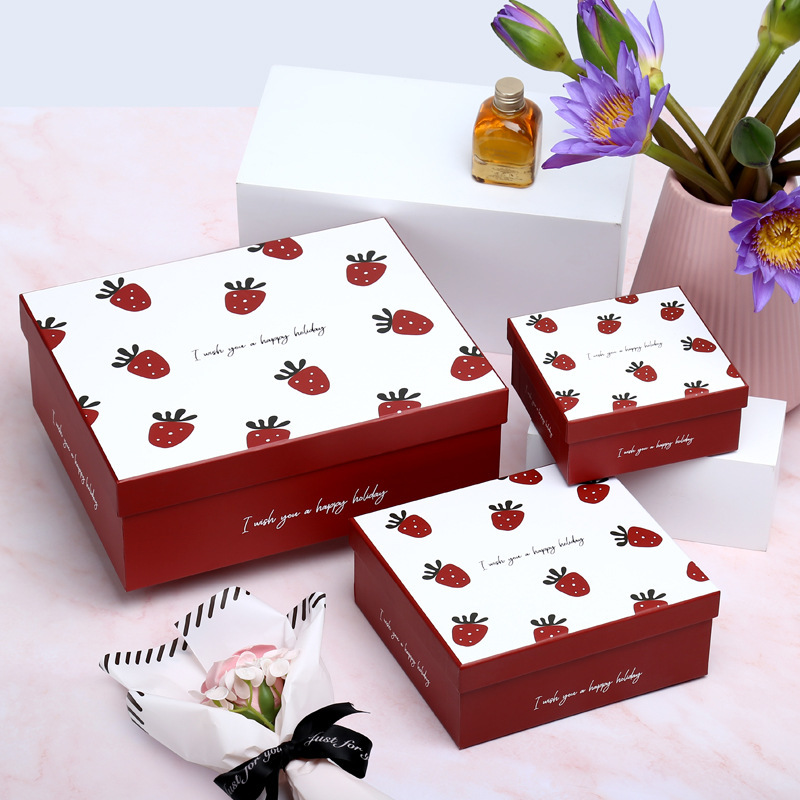 Printed Strawberry Kraft Paper Box For Packaging Earring Jewlery Box Gift Cardboard Box Diy Jewelry Display Storage Packing wholesale
Printed Strawberry Kraft Paper Box For Packaging Earring Jewlery Box Gift Cardboard Box Diy Jewelry Display Storage Packing wholesale