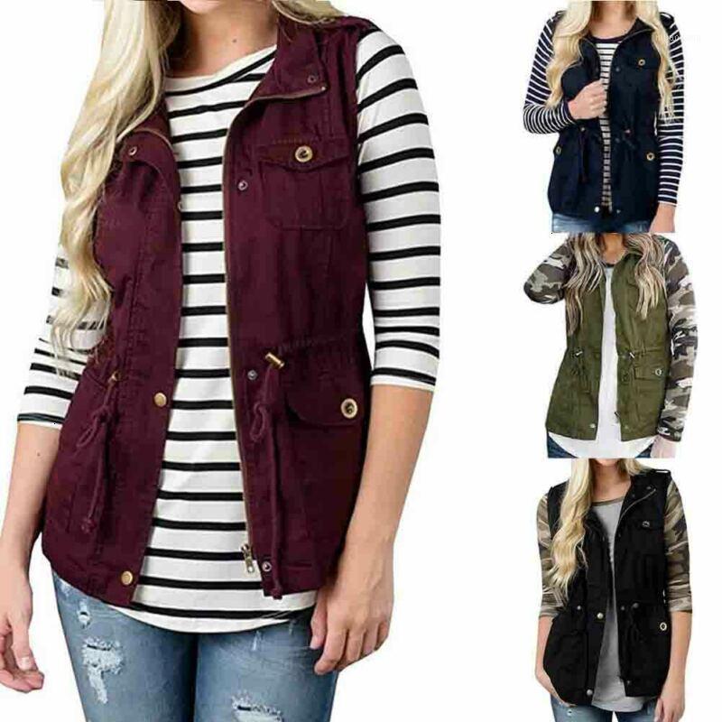 Fashion Winter Womens Zipper Vest Solid Sleeveless Coat Ladies Jacket Tops Casual Outwear1, Black
Fashion Winter Womens Zipper Vest Solid Sleeveless Coat Ladies Jacket Tops Casual Outwear1, Black