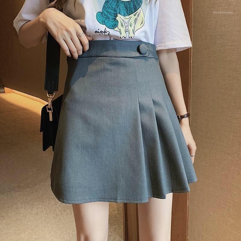 2020 Spring Summer High-waisted Skirt Women' A- line Dress Black Pleated Short Skirt Woman Skirts Mujer Faldas Saias Mulher1
2020 Spring Summer High-waisted Skirt Women' A- line Dress Black Pleated Short Skirt Woman Skirts Mujer Faldas Saias Mulher1