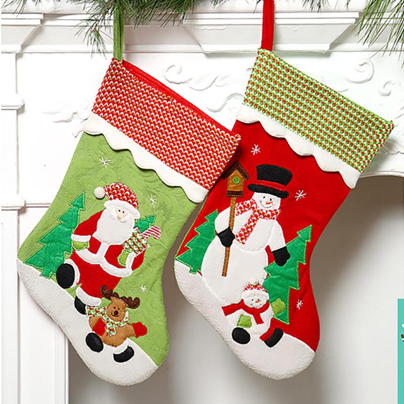 Christmas Stockings Santa Candy Bag Sock Gift Kids Candy Bag Xmas Decoration For Home Christmas Tree Ornaments Navidad Stockings
Christmas Stockings Santa Candy Bag Sock Gift Kids Candy Bag Xmas Decoration For Home Christmas Tree Ornaments Navidad Stockings