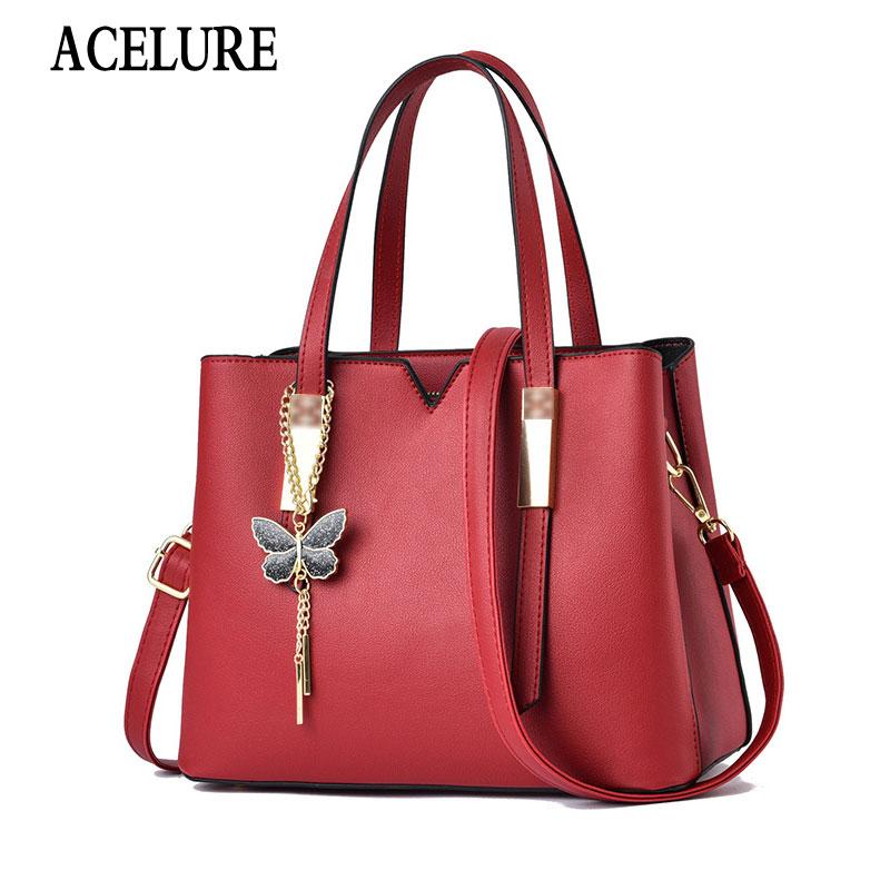 ACELURE Butterfly Pendant Elegant Ladies Handbags Shopping Bags Fashion Solid PU Leather Zipper Shoulder Messenger Bags Women, Black
ACELURE Butterfly Pendant Elegant Ladies Handbags Shopping Bags Fashion Solid PU Leather Zipper Shoulder Messenger Bags Women, Black