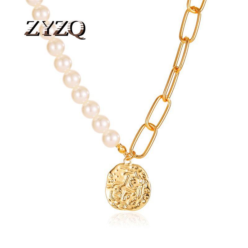 ZYZQ BOHO Imitation Pearl Choker Women Pendant Necklaces Chic Geometric Alloy Dangle For Female Party Jewelry Wholesale
ZYZQ BOHO Imitation Pearl Choker Women Pendant Necklaces Chic Geometric Alloy Dangle For Female Party Jewelry Wholesale
