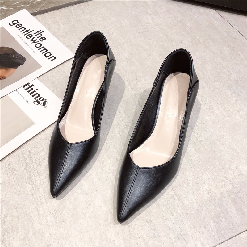 black leather high female heels pointed to shallow mouth 5.5cm simple and comfortable yellow single heel 591-2 shoes U4LI, Yalow
black leather high female heels pointed to shallow mouth 5.5cm simple and comfortable yellow single heel 591-2 shoes U4LI, Yalow