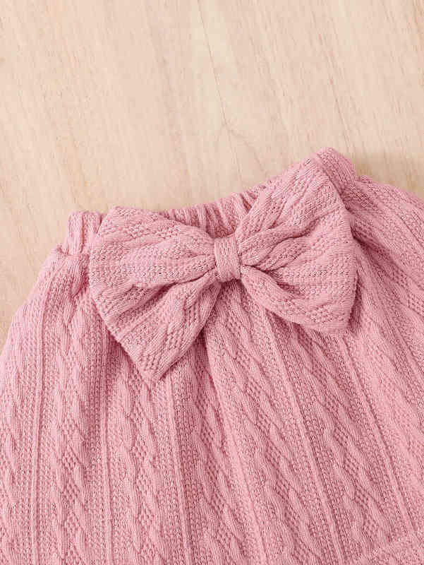 Baby Peter-pan Collar Jacket & Bow Front Skirt & Headband SHE