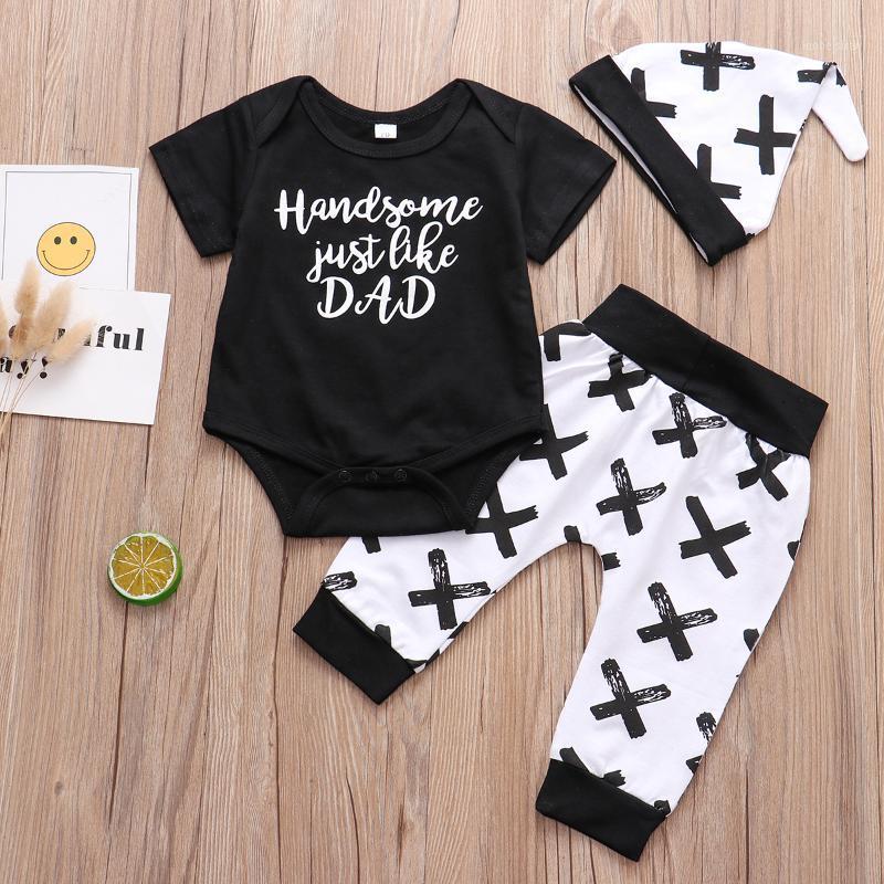 Newborn Infant Boy Girl Clothes Handsome Just Like Dad Printed 3PCS Baby Clothing Set 2020 Sping Autumn New born Baby boy outfit1
Newborn Infant Boy Girl Clothes Handsome Just Like Dad Printed 3PCS Baby Clothing Set 2020 Sping Autumn New born Baby boy outfit1