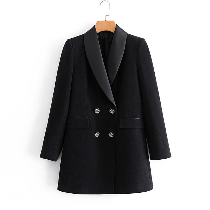 Women Autumn Velvet Blazers Coats 2020 Long Sleeve Double Breasted Notched Female Elegant Casual Blazer Outerwear Clothes
Women Autumn Velvet Blazers Coats 2020 Long Sleeve Double Breasted Notched Female Elegant Casual Blazer Outerwear Clothes