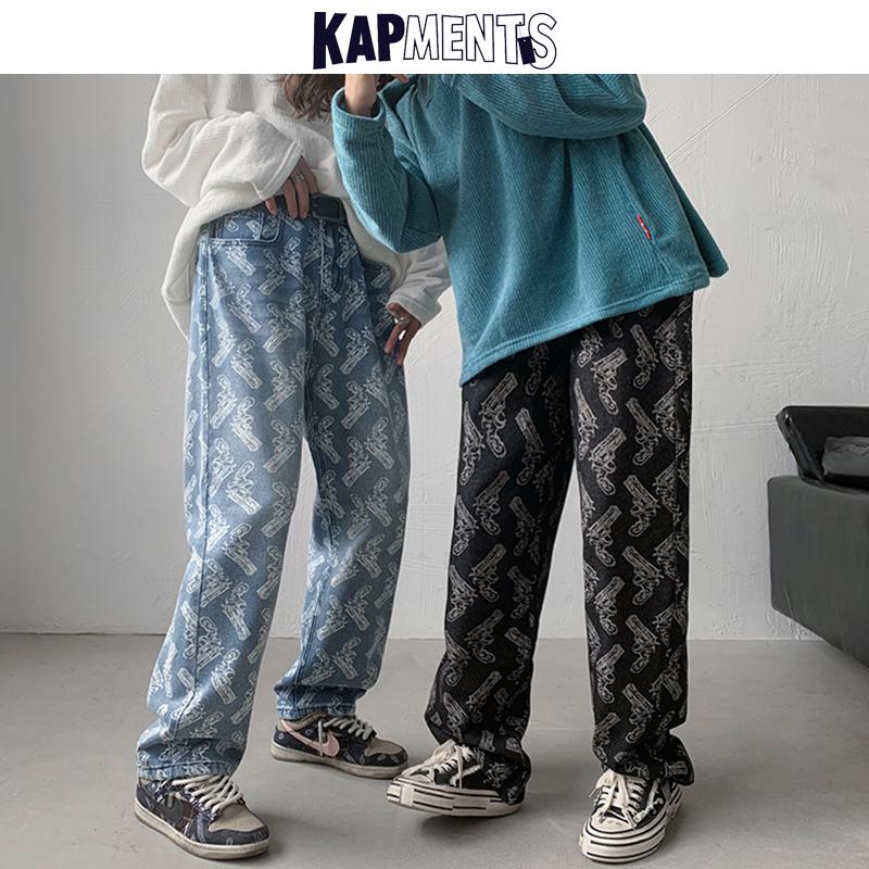 KAPMENTS Men Spring Graphic Printed Baggy Jeans 2021 Mens Korean Streetwear Wide Leg Pants Punk Joggers Male Black Trousers 5XL
KAPMENTS Men Spring Graphic Printed Baggy Jeans 2021 Mens Korean Streetwear Wide Leg Pants Punk Joggers Male Black Trousers 5XL