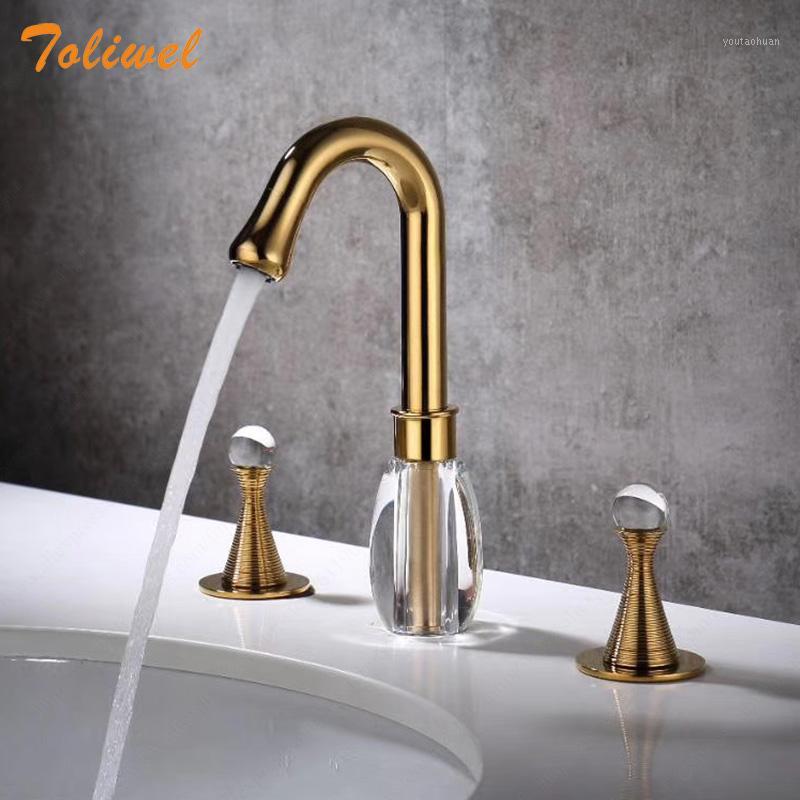 Golden Torneira Banheiro Two Handles Deck Mounted Bathroom Widespread Faucet Bathroom Basin sink Mixer Tap 3 Hole Double1
Golden Torneira Banheiro Two Handles Deck Mounted Bathroom Widespread Faucet Bathroom Basin sink Mixer Tap 3 Hole Double1