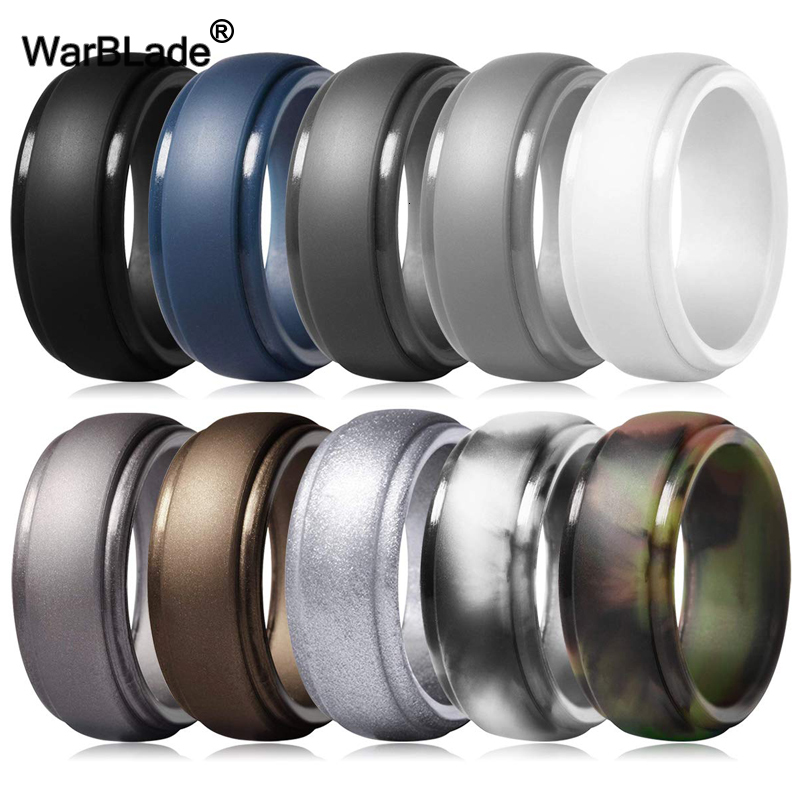 Warblade New Food Grade Fda Rings Men Wedding Rubber Bands Hypoallergenic Flexible Antibacterial Silicone Finger Ring
Warblade New Food Grade Fda Rings Men Wedding Rubber Bands Hypoallergenic Flexible Antibacterial Silicone Finger Ring