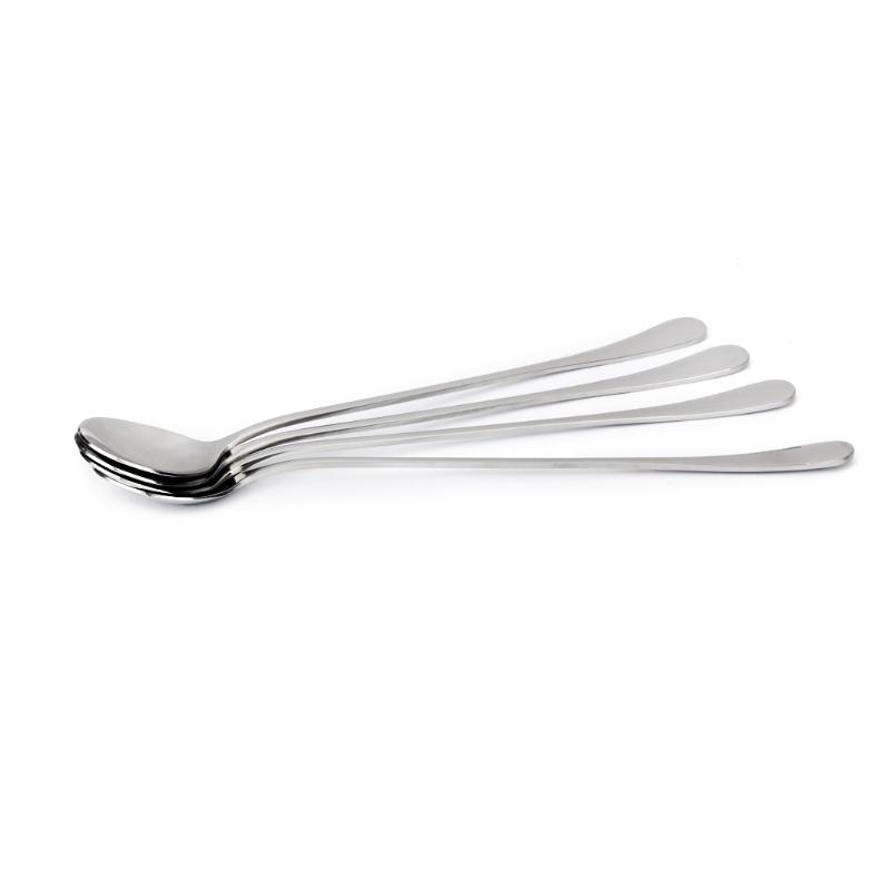 Long Handle Stainless steel Kitchen Spoons for Honey Ice cream Soup Tableware Party utensils Pack of 4
Long Handle Stainless steel Kitchen Spoons for Honey Ice cream Soup Tableware Party utensils Pack of 4