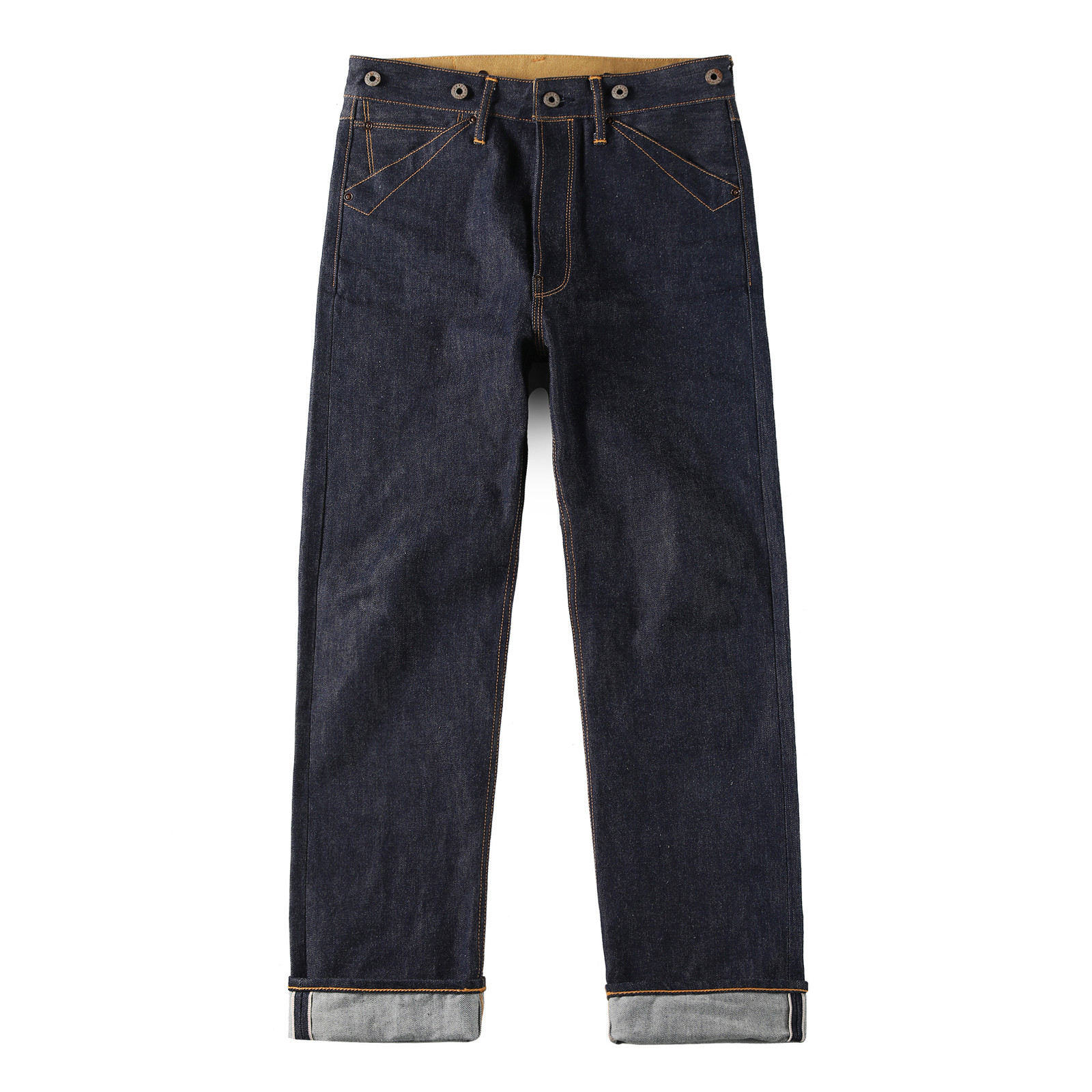 Vermelho tornado rs buckle-back estilo jeans 14oz selvage denim calas para homem azul cru PAYF, 14oz unwash
Vermelho tornado rs buckle-back estilo jeans 14oz selvage denim calas para homem azul cru PAYF, 14oz unwash