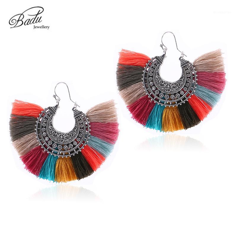Badu Big Vintage Hoop Earring for Women Colorful Cotton Tassel Antique Alloy Earrings Dangle Ear Accessories Wholesale1
Badu Big Vintage Hoop Earring for Women Colorful Cotton Tassel Antique Alloy Earrings Dangle Ear Accessories Wholesale1