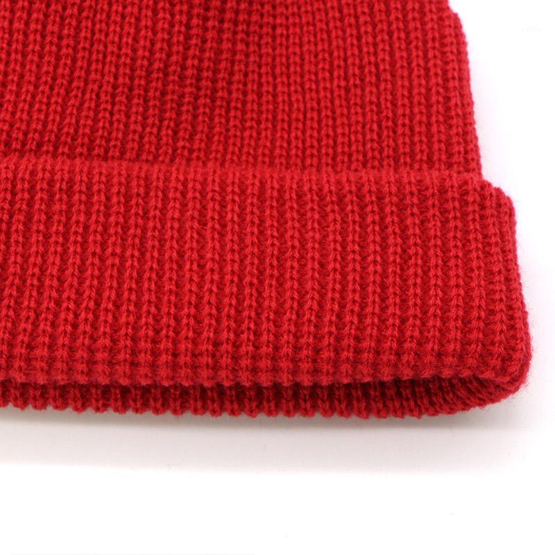 Men Knitted Hat Beanie Skullcap Sailor Cap Cuff Brimless Retro Navy Style Beanie Hat SEC881