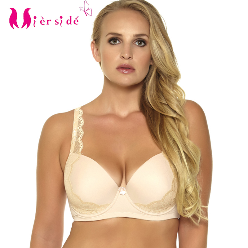 Mierside 956 Plus size Bra push up Bra Underwire Everyday Underwear for Women Sexy Lingerie Lace 32-46 D/DD/DDD/E/F/G 201202