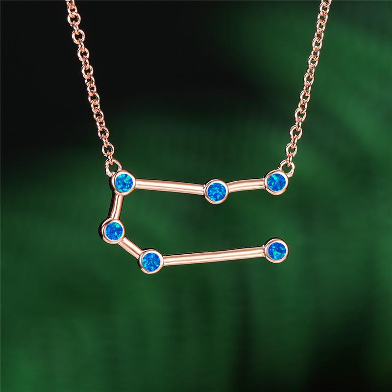 Pendant Necklaces Cute Female Round Opal Necklace Charm Rose Gold Color Chain For Women Trendy Constellation Wedding
Pendant Necklaces Cute Female Round Opal Necklace Charm Rose Gold Color Chain For Women Trendy Constellation Wedding
