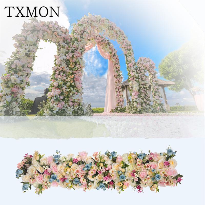 Wedding arrangement shooting props artificial flower flower row T stage wedding ceremony arches decoration, 003
Wedding arrangement shooting props artificial flower flower row T stage wedding ceremony arches decoration, 003