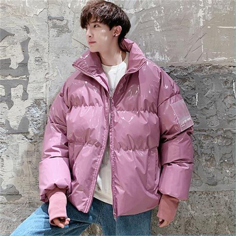 Stand collar cotton-padded fashion bright color men jacket winter casual streetwear thick warm homme coat1, Black
Stand collar cotton-padded fashion bright color men jacket winter casual streetwear thick warm homme coat1, Black