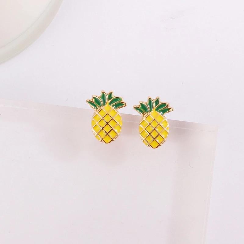 Sweet Fashion Pineapple Shaped Stud Earrings Cute Simple All Match Earring For Women Party Accessories Jewelry
Sweet Fashion Pineapple Shaped Stud Earrings Cute Simple All Match Earring For Women Party Accessories Jewelry