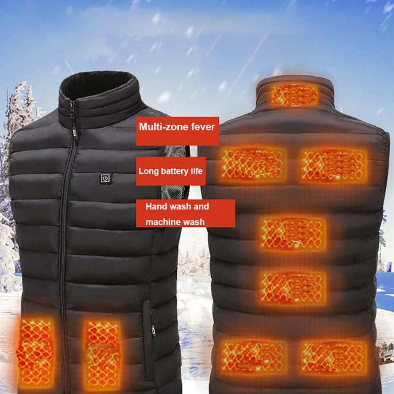 Women Men Heating Jacket With 9 Areas USB Charging Heating Jackets For Hiking Camping Fishing Hunting Warm Waistcoat Vest 4095, Blue
Women Men Heating Jacket With 9 Areas USB Charging Heating Jackets For Hiking Camping Fishing Hunting Warm Waistcoat Vest 4095, Blue