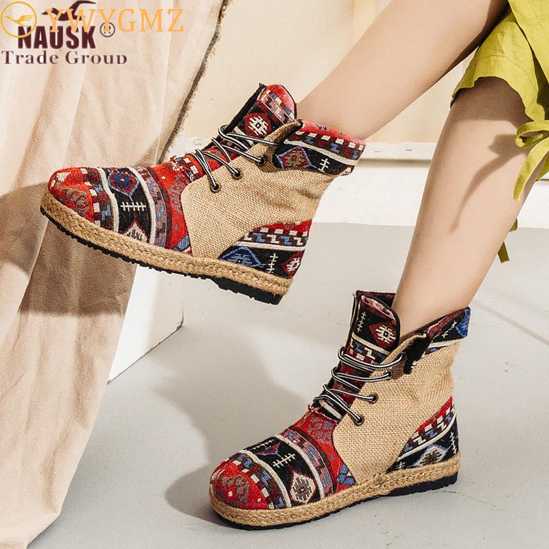 NAUSK Ankle Boots For Girls Spring/Autumn Patchwork Beautiful Women Boots Embroider Lace Up Botines Mujer 2020, Red
NAUSK Ankle Boots For Girls Spring/Autumn Patchwork Beautiful Women Boots Embroider Lace Up Botines Mujer 2020, Red