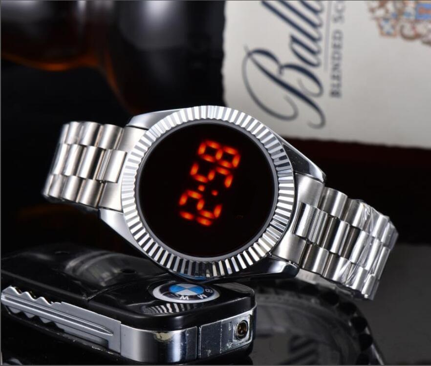 Women Men Touch Screen LED Watch Fashion Gold Digital Watches Full Stainless Steel Electronic Wristwatch Bracelet, Slivery;brown
Women Men Touch Screen LED Watch Fashion Gold Digital Watches Full Stainless Steel Electronic Wristwatch Bracelet, Slivery;brown