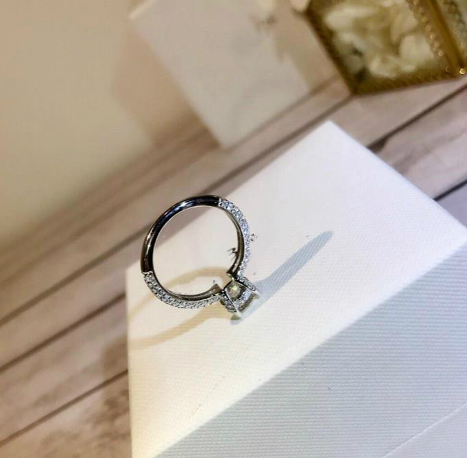 DB wedding engagement sterling sier Wedding dia ring for women jewelry gift Free shipping