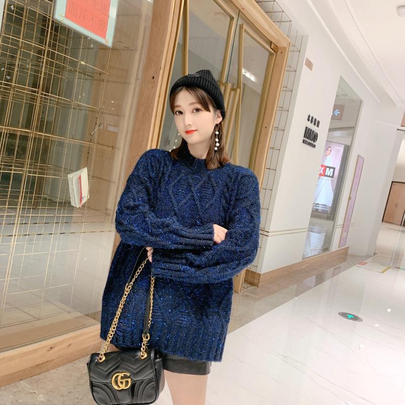 Lazy Style 2020 Autumn Winter Women Sweater High Neck Fashion Soild Color Long Sleeve Loose Female Pullovers Kintted Casual Tops, Green
Lazy Style 2020 Autumn Winter Women Sweater High Neck Fashion Soild Color Long Sleeve Loose Female Pullovers Kintted Casual Tops, Green