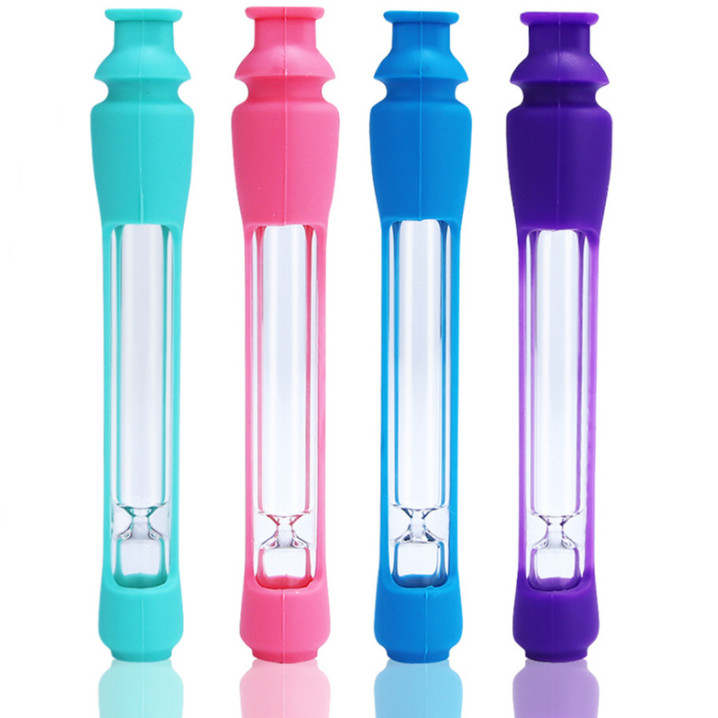 The latest smoking , high borosilicate glass length 13mm silicone sleeve glass pipe hookah accessories, support custom style logo
The latest smoking , high borosilicate glass length 13mm silicone sleeve glass pipe hookah accessories, support custom style logo