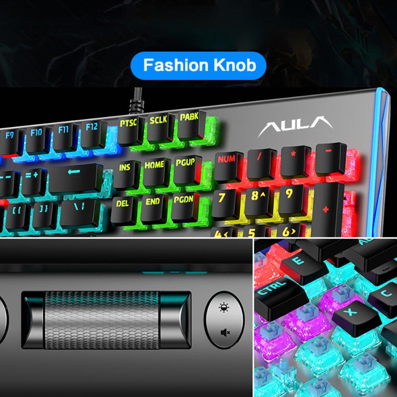 2020 NEW AULA F2099 104-key macro definition gaming laptop desktop multimedia rotary button mechanical gaming keyboard keyboard
2020 NEW AULA F2099 104-key macro definition gaming laptop desktop multimedia rotary button mechanical gaming keyboard keyboard