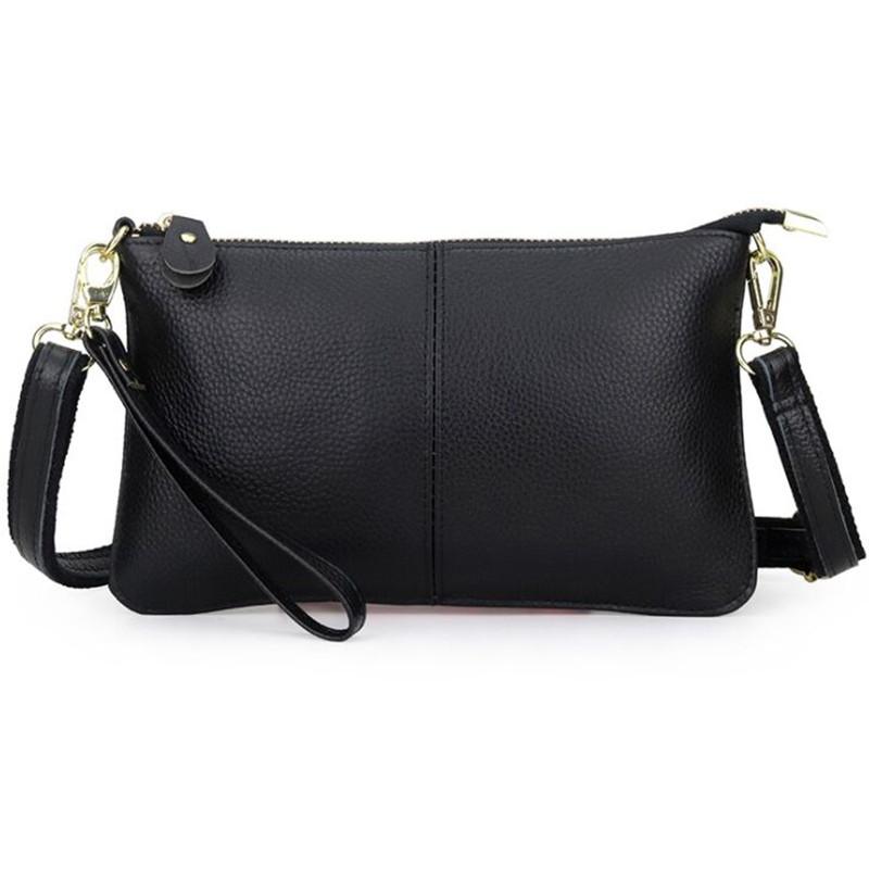 Genuine Leather Women Shoulder Bag Cowhide Messenger Purse Fashion All-Match Casual Pouch Phone Case Clutch Handbag Girl Gift, Black
Genuine Leather Women Shoulder Bag Cowhide Messenger Purse Fashion All-Match Casual Pouch Phone Case Clutch Handbag Girl Gift, Black
