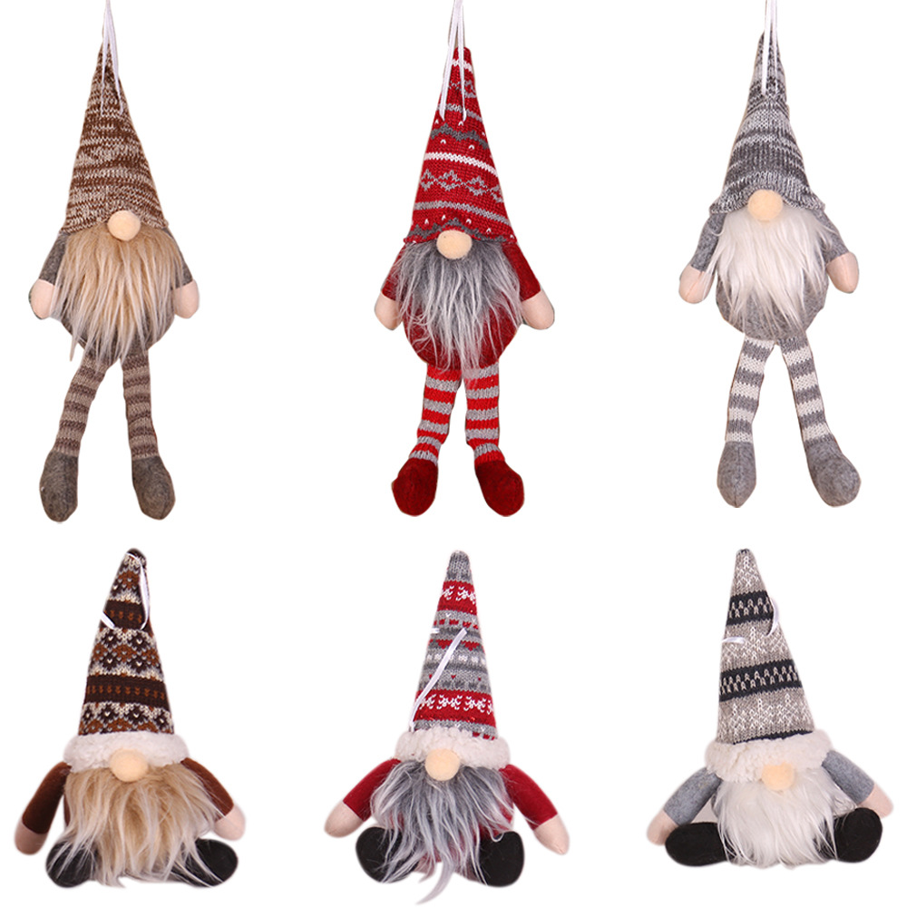 Christmas Ornament Knitted Plush Gnome Doll Christmas Tree Wall Hanging Pendant Holiday Decor Gift Tree Decorations LLS55
Christmas Ornament Knitted Plush Gnome Doll Christmas Tree Wall Hanging Pendant Holiday Decor Gift Tree Decorations LLS55