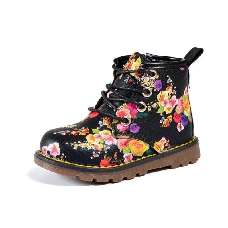 AOGT Autumn/Winter Kids Boots Girls PU Leather Martin Shoes Fashion Floral Flower Print Sweet Baby Girl Boots Shoes Size 21-30 201113, 008 white
AOGT Autumn/Winter Kids Boots Girls PU Leather Martin Shoes Fashion Floral Flower Print Sweet Baby Girl Boots Shoes Size 21-30 201113, 008 white