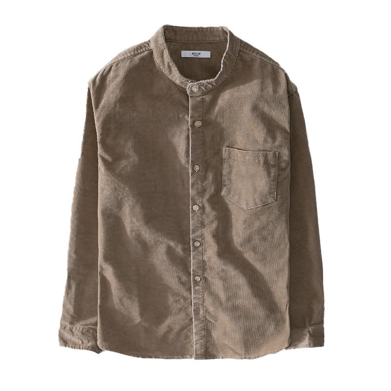 Corduroy Man Casual Shirt Quality Spring Autumn Male Pocket Khaki Stand Collar Fashion Vintage Full Long Sleeve Men Shirts,9311, 9311 black
Corduroy Man Casual Shirt Quality Spring Autumn Male Pocket Khaki Stand Collar Fashion Vintage Full Long Sleeve Men Shirts,9311, 9311 black