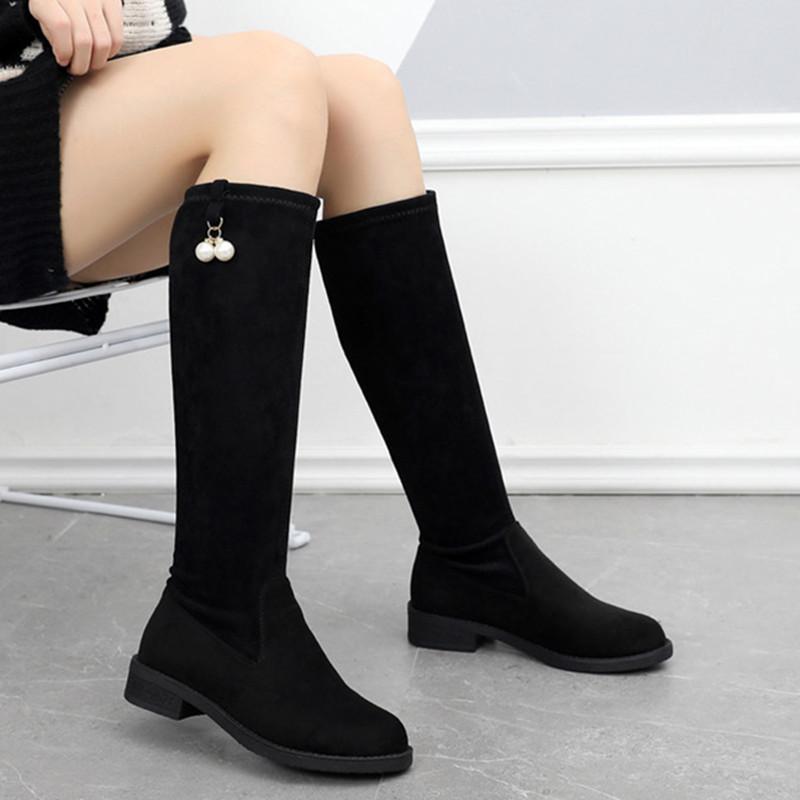 Winter Boots Lady Flat Heel Shoes Round Toe 2020 Mid Calf Rubber Over-the-Knee Low Basic Rome Lace-Up Cotton Fabric
Winter Boots Lady Flat Heel Shoes Round Toe 2020 Mid Calf Rubber Over-the-Knee Low Basic Rome Lace-Up Cotton Fabric
