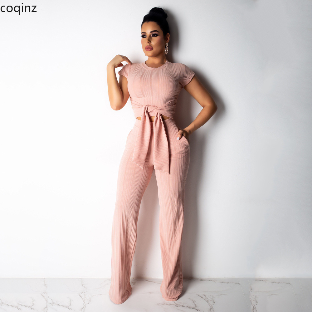 Summer Plus Size 2 Piece Set Club Outfits For Women Two Piece Set Top And Pants Neon Matching Sets Ensemble Femme S3508 T200603