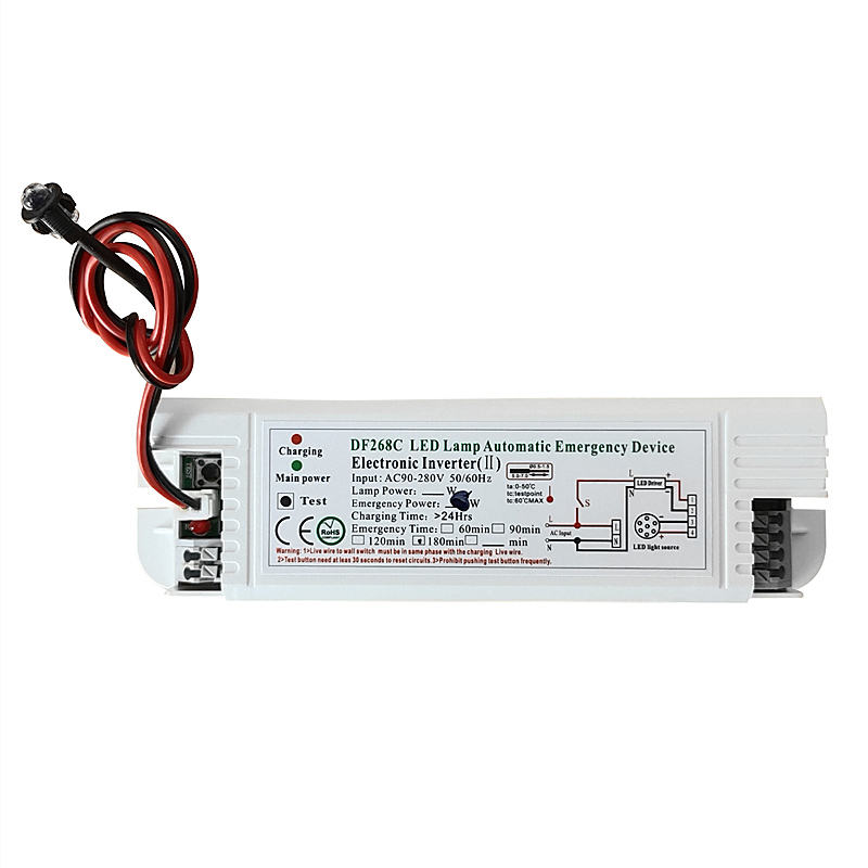 268C 3hours Emergency Power Supply Outage Failure Moudule for Led Downlight Panel fire security with Lithium ion battery built in
268C 3hours Emergency Power Supply Outage Failure Moudule for Led Downlight Panel fire security with Lithium ion battery built in