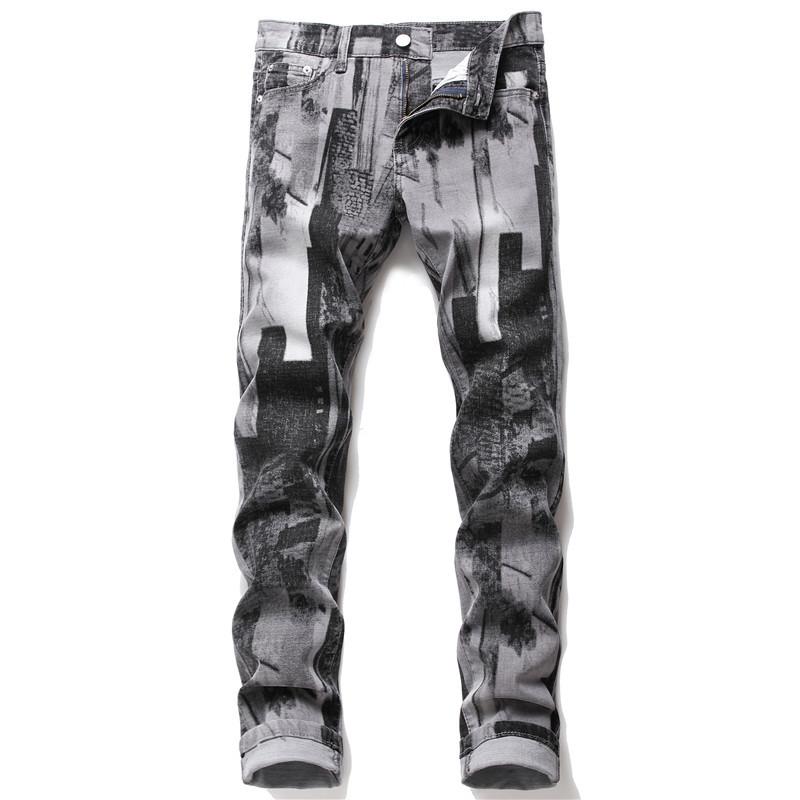 2021 Mens Fashion Abstract Art Stretch Slim Straight Jeans Teenagers Digital 3D Printed Gray Black Jeans
2021 Mens Fashion Abstract Art Stretch Slim Straight Jeans Teenagers Digital 3D Printed Gray Black Jeans