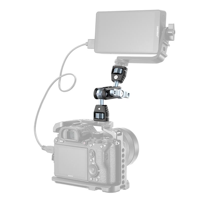 UURig R061 Magic Arm 360°Adjustment with Double 1/4 '' Screw Tripod Mount Monitor Stand for Fill Light Mic Gimbal Accessories
UURig R061 Magic Arm 360°Adjustment with Double 1/4 '' Screw Tripod Mount Monitor Stand for Fill Light Mic Gimbal Accessories