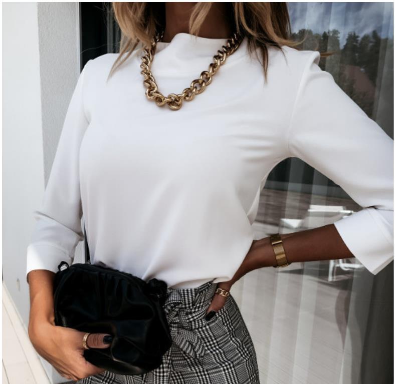 Women New Lips Print Blouse Shirts Elegant Ladies O-Neck Pullover Tops Autumn Long Sleeve Casual Shirt Blusa Streetwear 3XL 201201